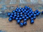 â¥No. E38a - Great Glass Beads Blue Shiny Plastic 30pcs 8mm â¥