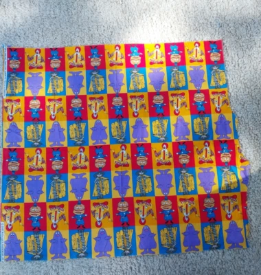 McDonalds Fabric Ronald Grimace Hamburglar Officer Big Mac 27"x25" Characters - Image 1 of 4