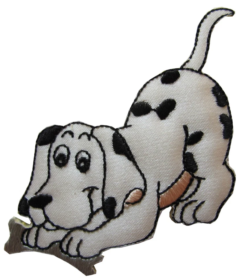 Parche con apliques bordados de perro dálmata de dibujos animados #3898 Foto 1 de 1