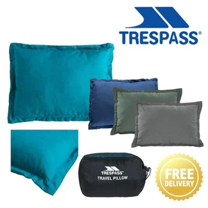 Trespass Travel Pillow Camping Flight Plane Soft Packaway Cushion Snoozefest - Picture 1 of 18