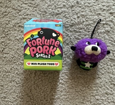 Kidrobot Fortune Pork Series 2 Ruffty Mini Plush Toy Tado - Image 1 of 4