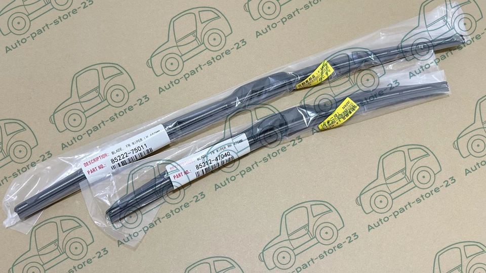 GENUINE FACTORY PAIR FRONT WIPER BLADES FIT FOR 2010-2015 TOYOTA PRIUS HATCHBACK Foto 1 de 1