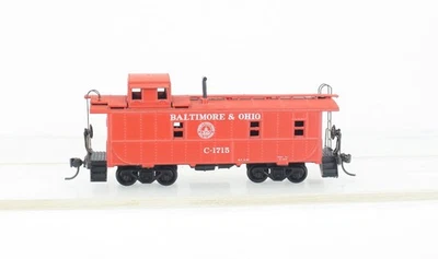 HO Athearn Baltimore & Ohio Cupola Caboose C-1715 Kadees - Image 1 of 4