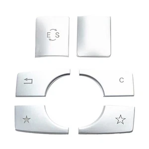 Juego de 6 botones lentejuelas moldura consola central para Mercedes Clase E W212 - Imagen 1 de 11