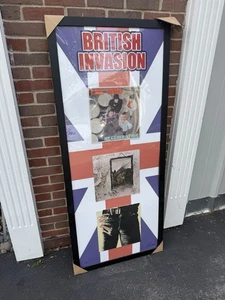 british invasion framed art signed numbered the who rolling stones Led Zeppelin  - Picture 1 of 8