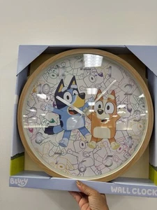 Bluey Analog 16" Wanduhr NEU. BIG - Bild 1 von 5