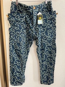 Style-pressed arabesque pattern pants, unused with tags, L size - Picture 1 of 4