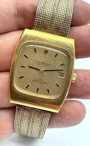 70er JAHRE OMEGA AUTOMATIK CONSTELLATION ORIGINAL ZIFFERBLATT CRONOMETER GOLDFILLED STAHL - Bild 1 von 12
