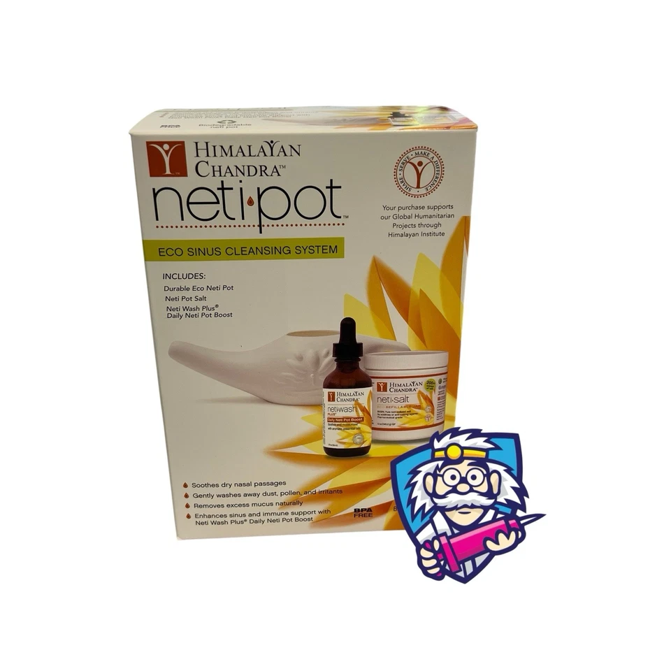 Neti Pot, Eco Sinus Cleansing System, 3 Piece Kit - Image 1 of 1