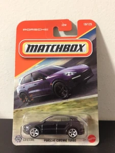 Caja de cerillas Porsche Cayenne Turbo 2025 púrpura 19/125 - Imagen 1 de 1