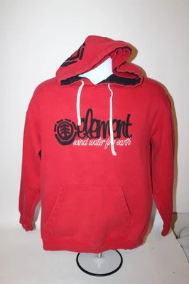 Element Skateboard Skate Y2K Hombres M Sudadera con Capucha Rojo Viento Agua Fuego Tierra *LEER Foto 1 de 4
