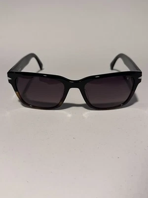 Gafas de sol John Varvatos MELROSE RECTANG SJV561 54mm Negro Habana Hecho en Japón Foto 1 de 4