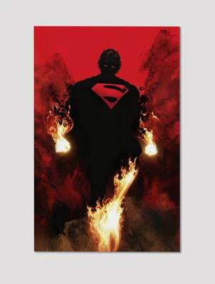 Absolute Superman Red & Black Premium Giclee Print - DC Comics Wall Art - Image 1 of 3