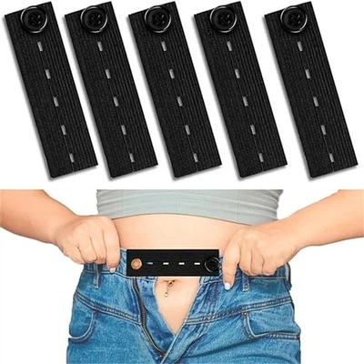 10pcs Waist Band Extender Button Trouser Suit Jeans Expander Maternity Skirt uk - Image 1 of 4