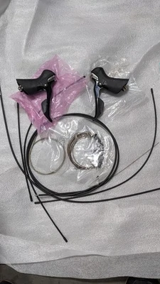 Shimano ST-5600 set; 2x10 Brifters - New with Cables/Cable Housing - Image 1 of 3