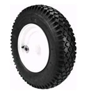 WHEEL ASSEMBLY 480X400X8 WHEELBARROW ASSY 480 X 4.00-8 STUD TREAD 5/8" CTRD 8945 - Picture 1 of 1