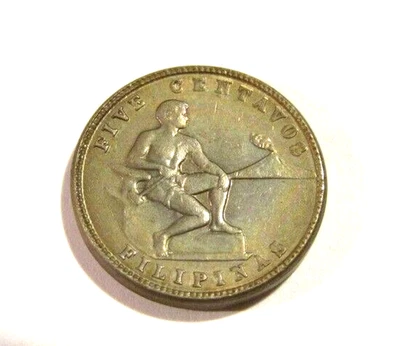 Philippines 1937-M 5 Centavos unc Coin - Image 1 of 4