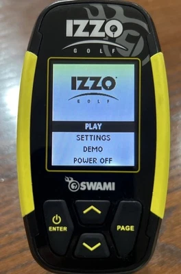 IZZO Swami 5000 Golf GPS W/mount - Image 1 of 4