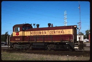 Original Schienenfolie - WC Wisconsin Central 1232 Sault Ste Marie ON 8-9-1996 - Bild 1 von 1