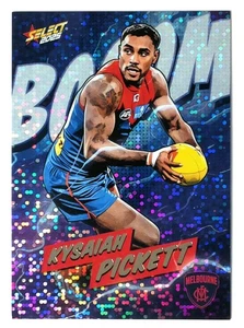 2025 Select AFL Boom Hobby #BMH64 Kysaiah Pickett 12/85 Melbourne - Picture 1 of 3