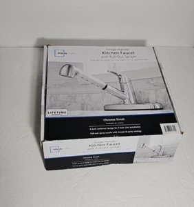 MAINSTAYS SINGLE HANDLE KITCHEN FAUCET MSF-2 HW (G124571-1 (JN) BY-19) - Picture 1 of 5