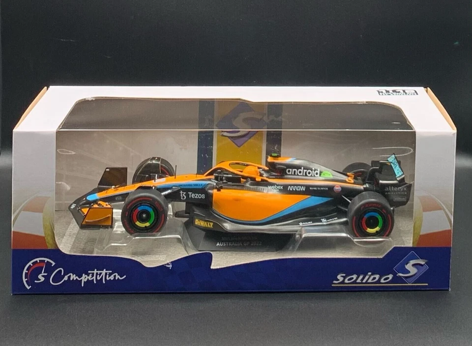 SOLIDO 1/18 - MCLAREN MCL36 - AUSTRALIA GP 2022 (D. RICCIARDO) 1809101
