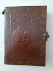 Mother Child Embossed daily Leather notebook with Brass lock Set of 10 pcs