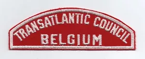 Transatlantic Council, Belgium RWS Red & White Strip, Mint! - Bild 1 von 1