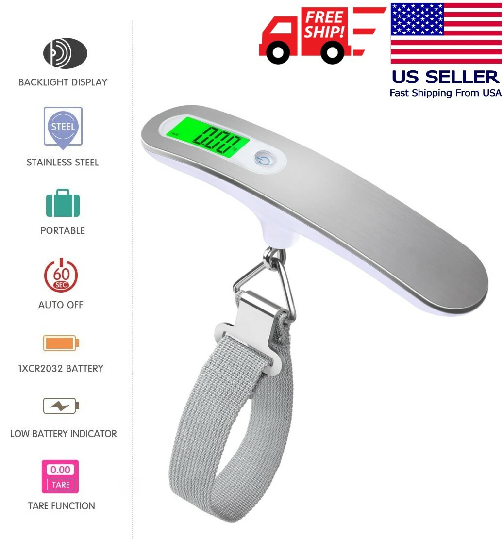 Portable Travel LCD Digital Hanging 