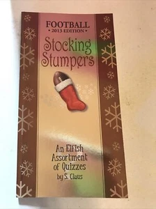 FOOTBALL 2013 EDITION STOCKING STUMPERS by S. Claus Retail $10 (2-FD-21) - Imagen 1 de 2
