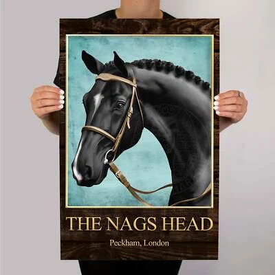 The Nags Head Only Fools & Horses Metal Sign Del Boy Rodney UK TV Show 80s - image 1 of 4