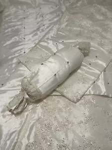 4 Pcs Bedding Spread Velvet Luxurious Available Cream - Picture 1 of 3