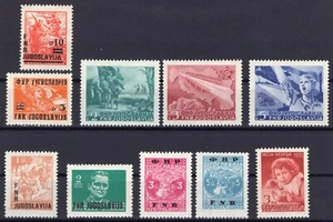 Jugoslawien 1949-50 Auswahl 4x Sätze sauber postfrisch OG - Bild 1 von 1