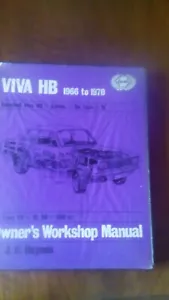 Vauxhall Viva HB Haynes workshop manual 1966-1970 - Picture 1 of 2
