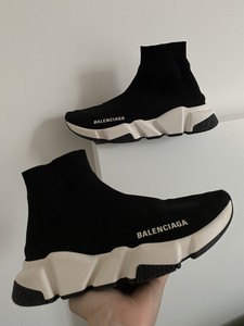 Tênis Balenciaga Speed Trainer Preto E Verde - Tatuapé Outlet