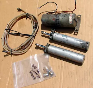 Convertible Top Lift Motor Cylinders & Lines 4 Parts 1965 1966 Ford Mustang - Picture 1 of 3