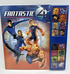 Marvel Fantastic 4 Deluxe Sound Storybook Factory Sealed 2005 New - Foto 1 di 5