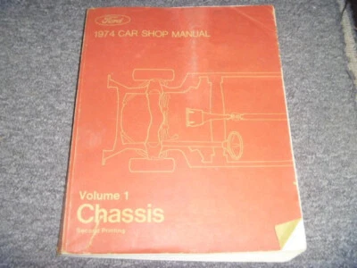1974 Lincoln Continental Mark IV Chassis Transmission Service Repair Manual xo - Image 1 of 2