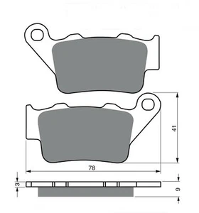 Pastillas de freno TRW MCB672RSI se adaptan a Brembo trasero KTM Husqvarna Husaberg Aprilia - Imagen 1 de 1