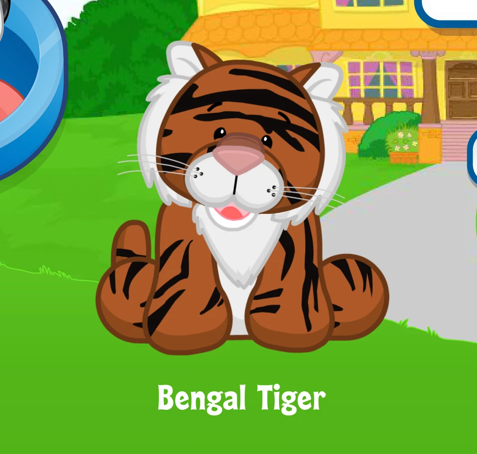 Webkinz Bengal Tiger Virtual Adoption Code Only Messaged Webkinz Bengal Tiger !! - Image 1 of 1