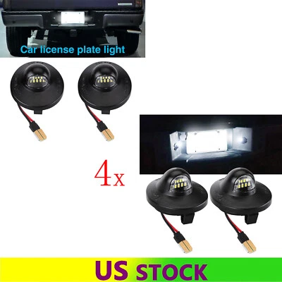 4X FOR FORD F150 F250 F350 LED LICENSE PLATE LIGHT REAR BUMPER TAG ASSEMBLY LAMP - Image 1 of 4
