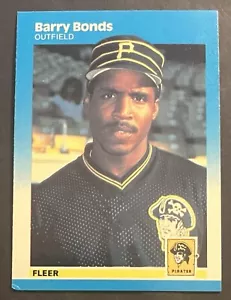 1987 Fleer Barry Bonds #604 Pittsburgh Pirates Rookie RC @ NOT MINT 2 - Bild 1 von 2