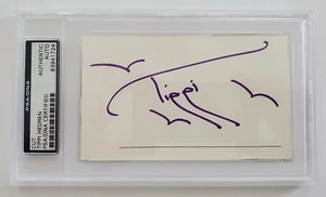 Tippi Hedren Signed & Slabbed Cut Signature Encapsulated The Birds Actress PSA - Picture 1 of 1