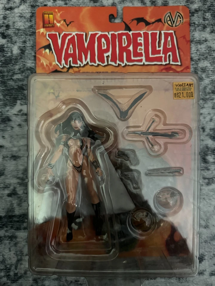 Boneco de ação Vampirella Clayburn Moore Harris Comics CM0012 NOVO NA CAIXA - Imagem 1 de 1