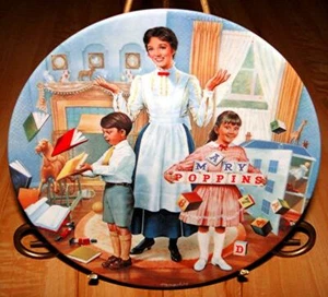 WALT DISNEY'S MARY POPPINS A Spoonful of Sugar KNOWLES Movie Plate - Picture 1 of 1