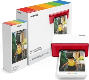 Polaroid Hi Print 4x6 Bluetooth Photo Printer with 80 Sheet Bundle for iOS An... - Picture 1 of 8