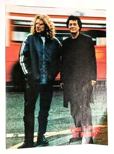 REVISTA LED ZEPPELIN / ROBERT PLANT & JIMMY PAGE RECORTE PINUP PÁGINA COMPLETA (1) - Imagen 1 de 1