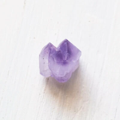 Pointe Druse AMÉTHYSTE Pierre Brute Mini Lithothérapie Minéraux Reiki Énergie - Photo 1/3