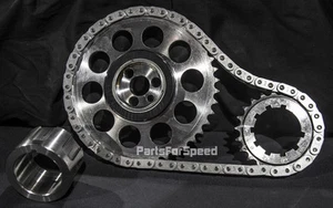 Juego de cadenas de distribución de un solo rodillo JP Performance JP5618T LS 3 pernos Torrington 24X - Imagen 1 de 3