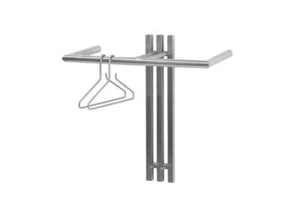 Design Garderobe Wandgarderobe Senza 1 Edelstahl - Bild 1 von 7